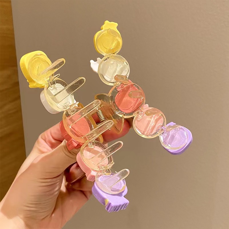 Kẹp Tóc Móng Vuốt Thiết Kế Màu Kẹo Vui Nhộn ins Cho Nữ