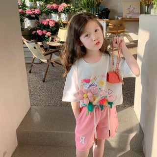 Set đồ bộ bé mềm mặc nhà tiểu thư dễ thương