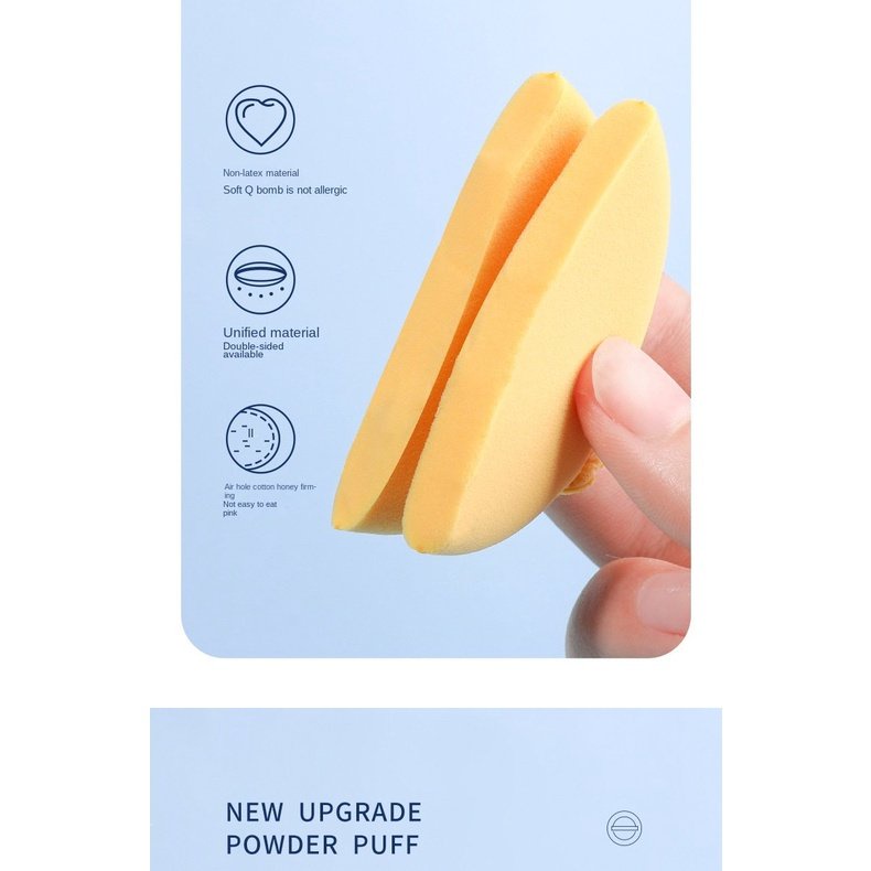 Mút Trang Điểm Hình Tròn Thiết Kế Bền Tiện Lợi Dễ Dùng