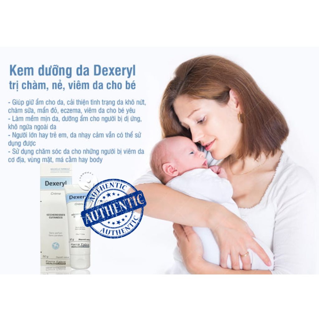 Kem dưỡng da Dexeryl Creme 50g mẫu mới,cấp ẩm cho da khô nẻ