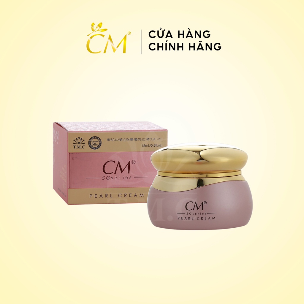 Kem CM SG Series Ngọc Trai 18g Làm Trắng Ngăn Ngừa Lão Hoá