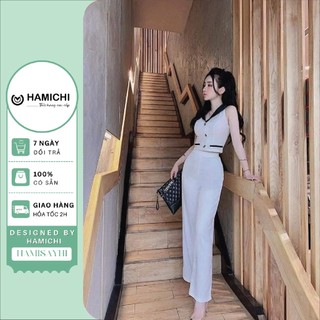  Set lụa tăm cao cấp sang trọng - quần công sở trẻ trung năng động- Bộ lụa nữ ống xuông phong cách Hàn Quốc Hamichi 