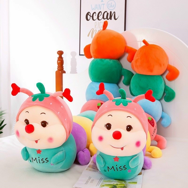 Gối ôm sâu dâu siêu đáng yêu