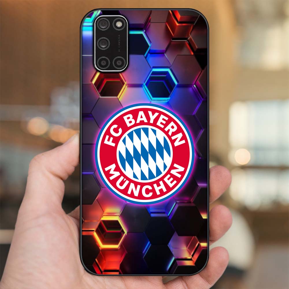 Ốp lưng Oppo A52, A92 viền đen in hình CLB Bóng Đá Bayer Munich
