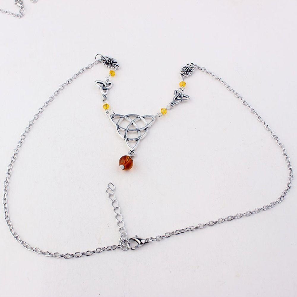 Trâm Cài Tóc Bằng Hợp Kim Hình Tam Giác Rỗng Đính Hạt Thanh Lịch Cho Nữ