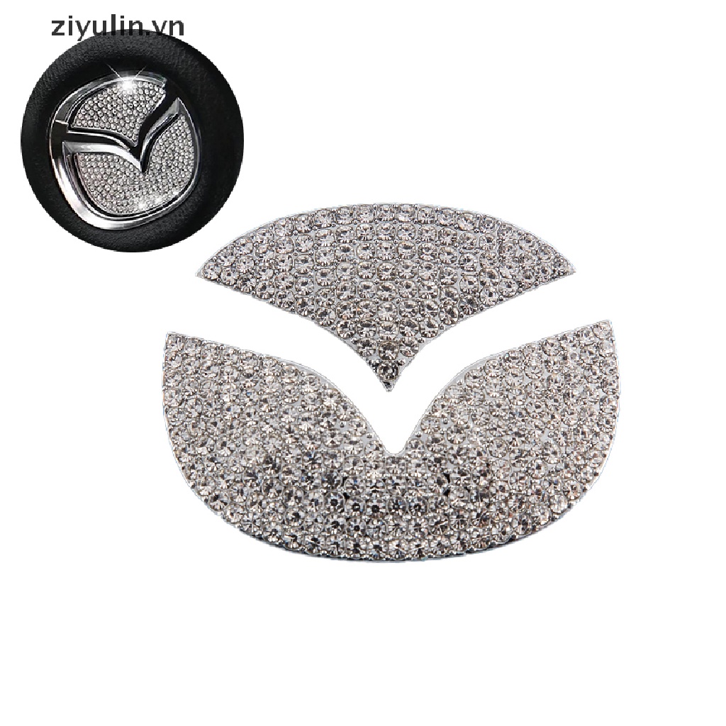 Logo Đính Đá Trang Trí Vô Lăng Xe Hơi Mazda 2 3 5 6 Axela