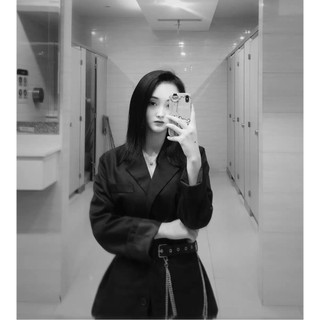 ORDER_áo khoác blazer dáng dài kèm đai ( Ảnh thật ở cuối )