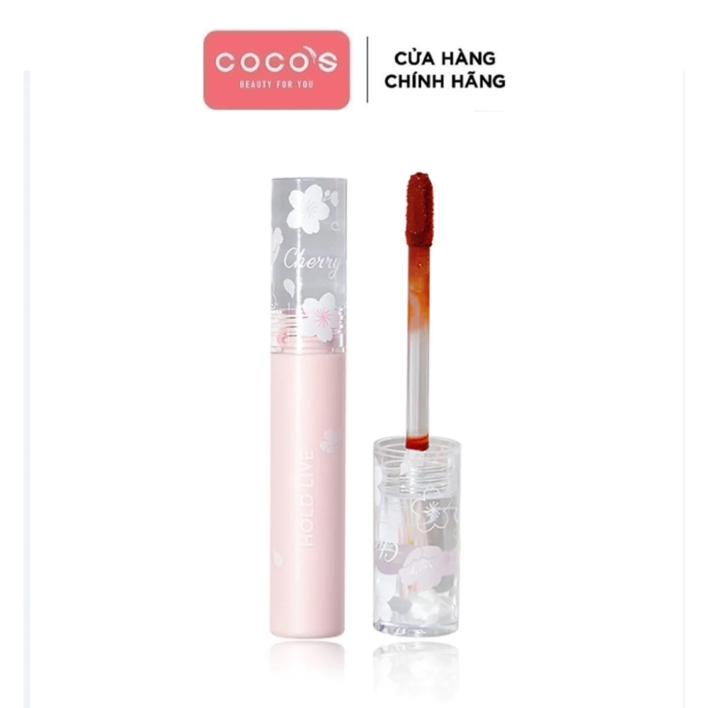 Son Kem Lì Hold Live Hoa Anh Đào Flowers Sakura Velvet Matte Lip Glaze