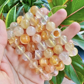 Vòng tay đá Golden Healer Quartz, Đá thạch anh thiên nhiên, Đá năng lượng, chữa lành, healing, reiki
