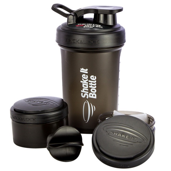 ABF944BLK - Bình lắc LocknLock Shake It Bottle Pro 850ml - Màu đen