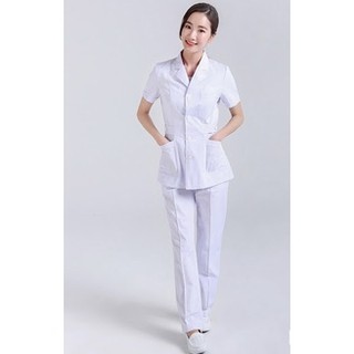 Áo blouse, áo y tá,áo dược sĩ nữ thân ngắn tay ngắn - giá sỉ