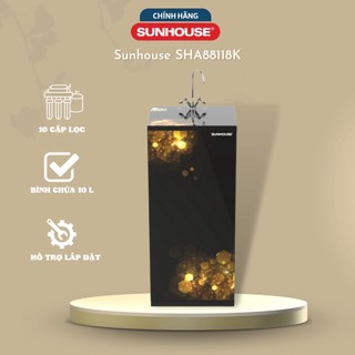 Máy lọc nước r.o 10 lõi sunhouse sha88118k - hàng trưng bày đmx