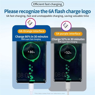 Cáp SạC Nhanh 66W 6A Type C Cho USB Type C