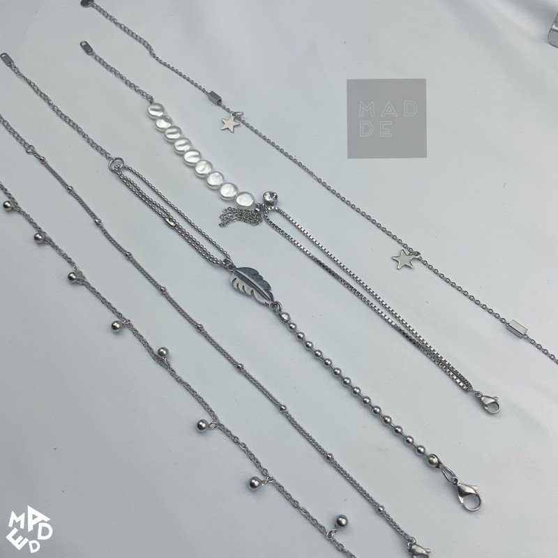 Lắc chân inox - Titan / Anklet