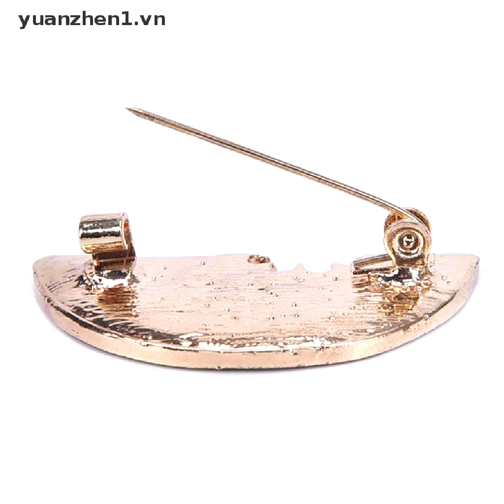 Ghim Cài Áo Hình Dưa Hấu Đính Pha Lê Thời Trang