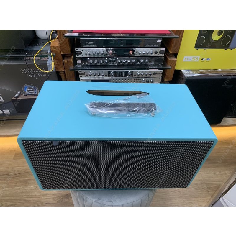 Vỏ thùng loa kéo xách tay 2 tấc đôi K10, loại đẹp, chất lượng, màu ngẫu nhiên + kèm tay xách, KT:56X27X27CM