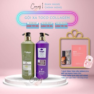 [ Toco-Chính Hãng ] Dầu Gội Xả Phục Hồi Kích Mọc Tóc Toco Collagen 785ML
