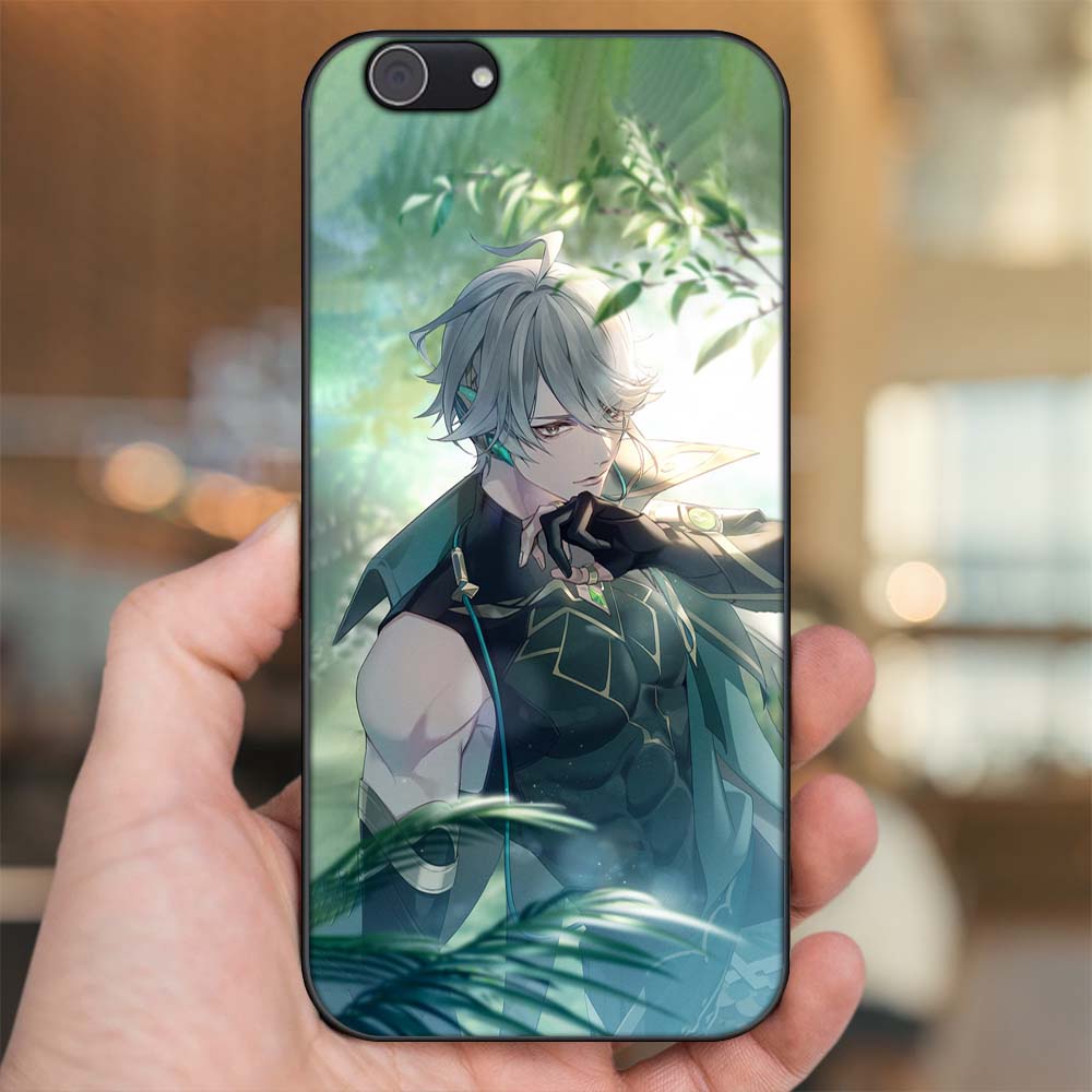 Ốp lưng Vivo Y53, Y69, Y71, Y81, Y83 viền đen in hình Alhaitham Genshin Impact