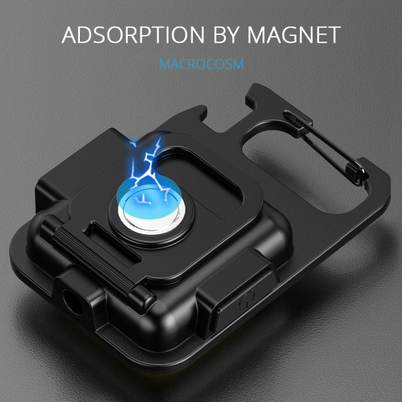 Đèn Pin COB Mini Siêu Sáng Chống Thấm Nước Đa Năng Kèm Móc Treo Chìa Khóa Tiện Dụng
