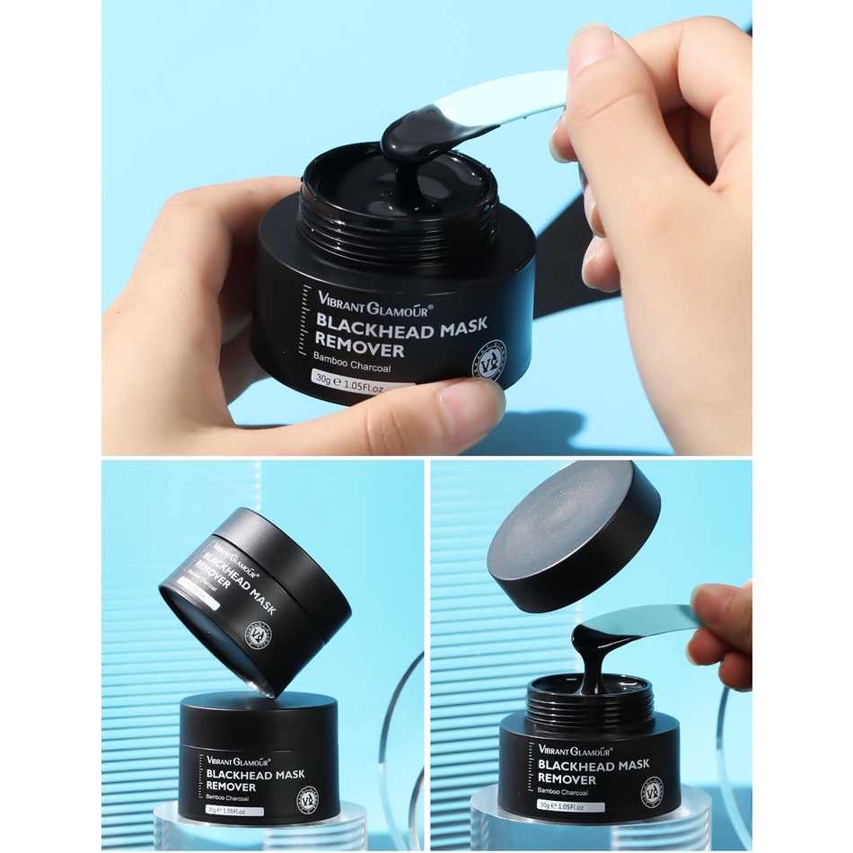 Hũ 30gr lột mụn than tre, bùn khoáng Vibrant Glamour Blackhead Remover Mask