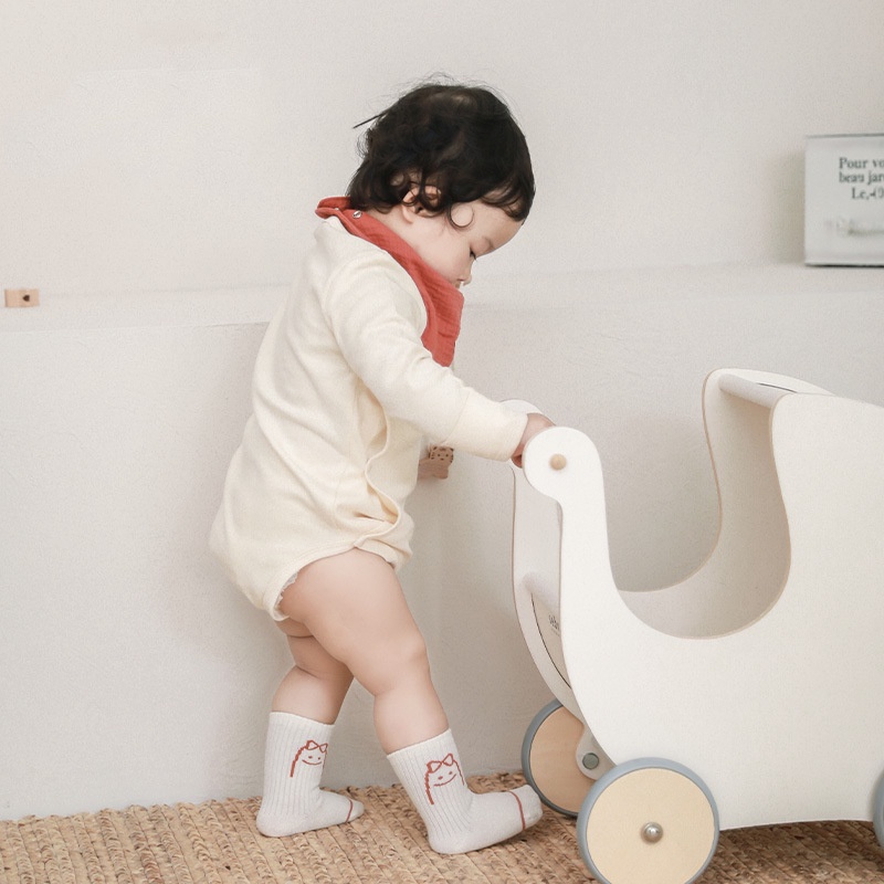 Set 3 Đôi Tất Dễ Thương Cho Bé S / M / L 6 Tháng-5 Tuổi KokoroCare YSZ-66