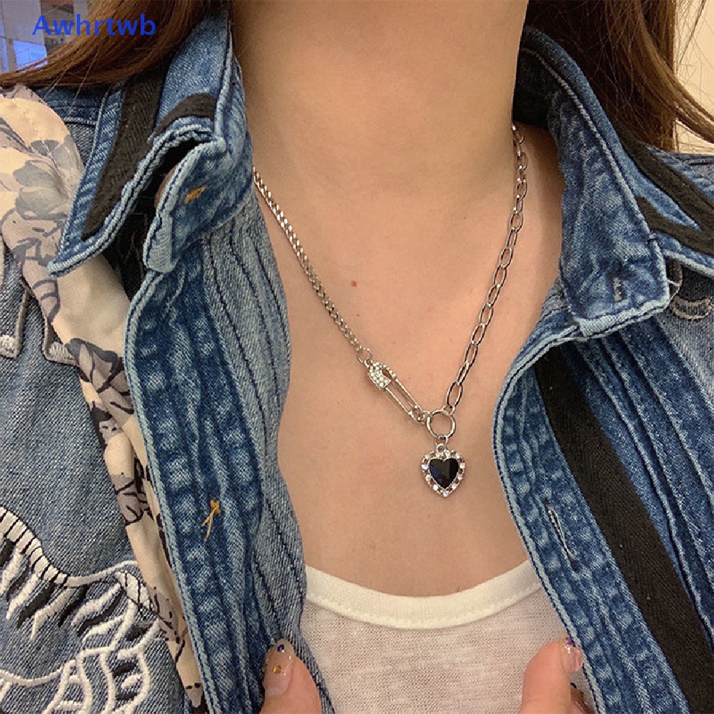 Vòng Cổ Choker Hình Trái Tim Màu Đen Phong Cách Punk Thời Trang Cho Nữ Mới