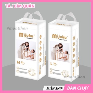 [COMBO 2 BỊCH 100 MIẾNG] Bỉm Mijuku size S100/M100/L100/XL100/XXL100/XXXL100 cho bé từ 3kg trở lên.....