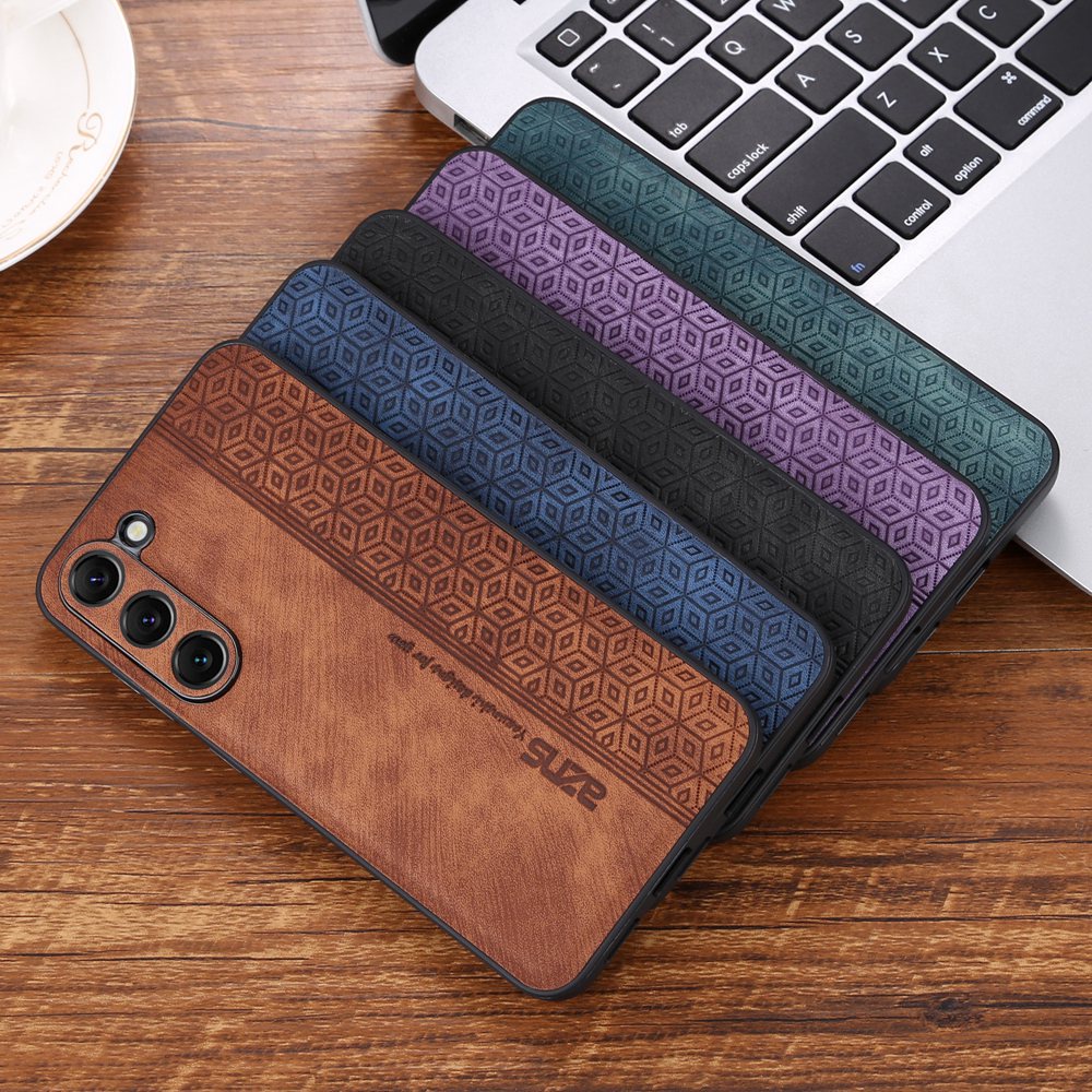 Ốp Điện Thoại Da PU Bảo Vệ Toàn Diện Camera Cho Samsung Galaxy S23 S22 Ultra Plus