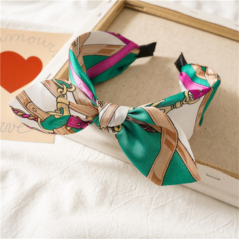 Băng Đô Tai Thỏ Họa Tiết Da Báo Thời Trang Dành Cho Nữ