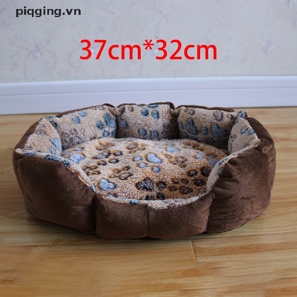 Giường Ngủ Vải Lông Mềm Ấm Áp Dành Cho Thú Cưng