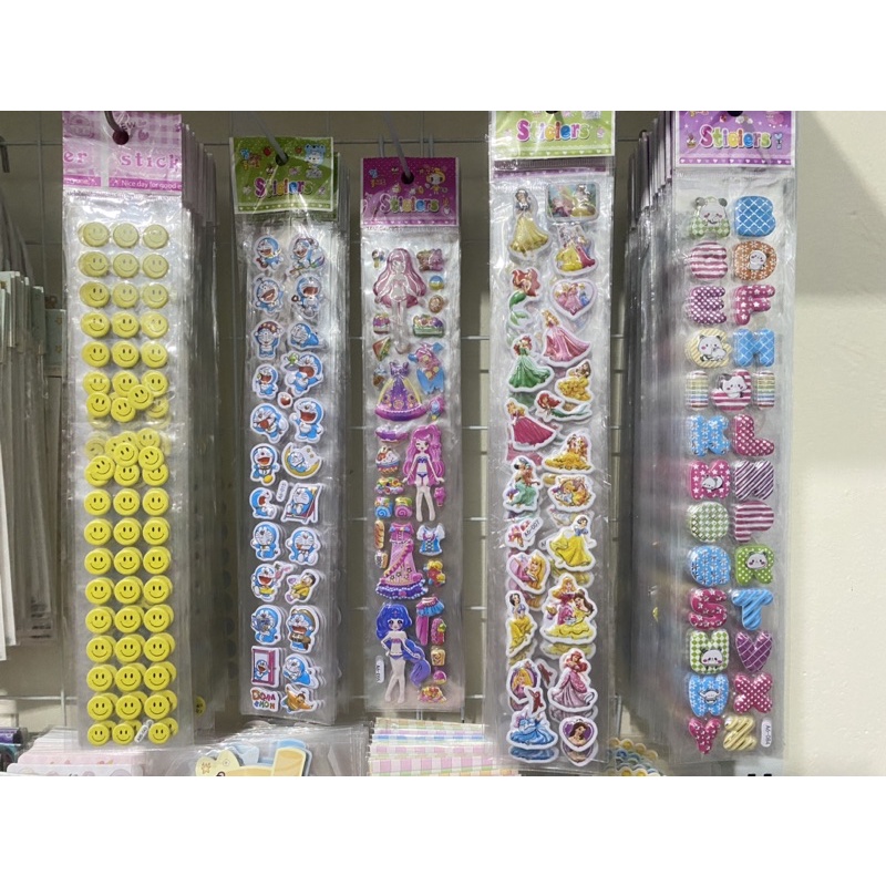 Hình dán 3D thời trang búp bê, công chúa cho bé gái_Sticker 3D