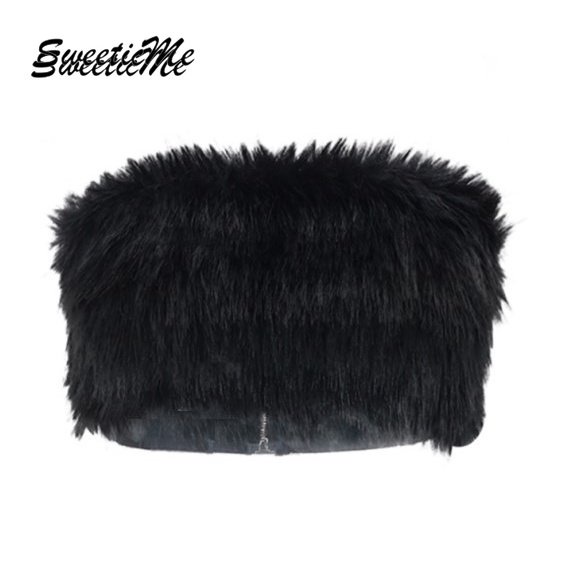 Sweeticme Áo Ống Lông Xù Màu Trơn Có Khóa Kéo Hở Vai Dáng Ôm Dễ Phối Đồ Thời Trang Cho Nữ