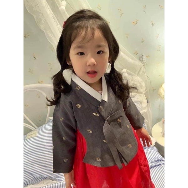 Sét hanbok bé gái chuẩn Hàn