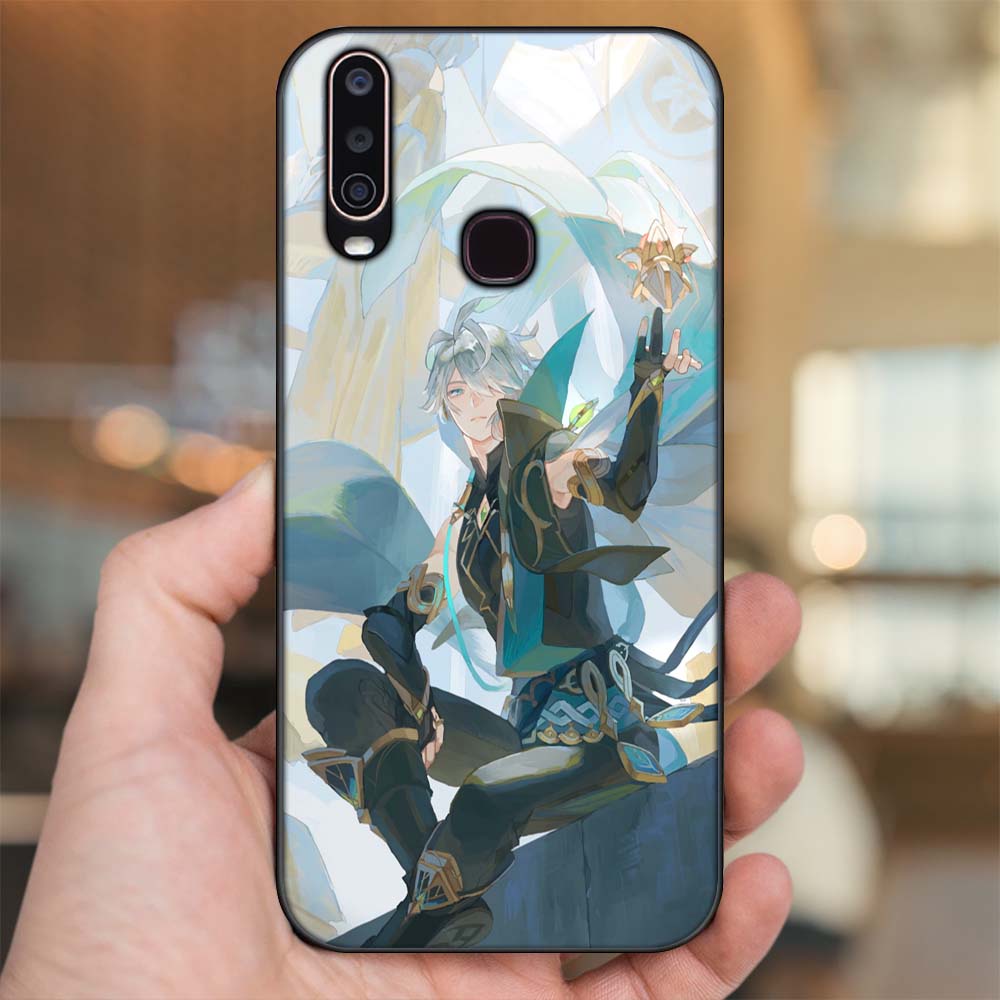 Ốp lưng Vivo Y12, Y15, Y17, U10 viền đen in hình Alhaitham Genshin Impact