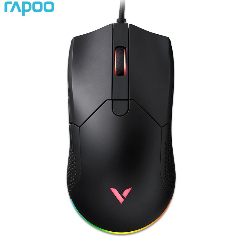 【6 tháng hư hỏng có thể thay mới】Chuột Máy Tính Rapoo V30 Có Dây RGB PMW3325 16.8 triệu Cổng USB