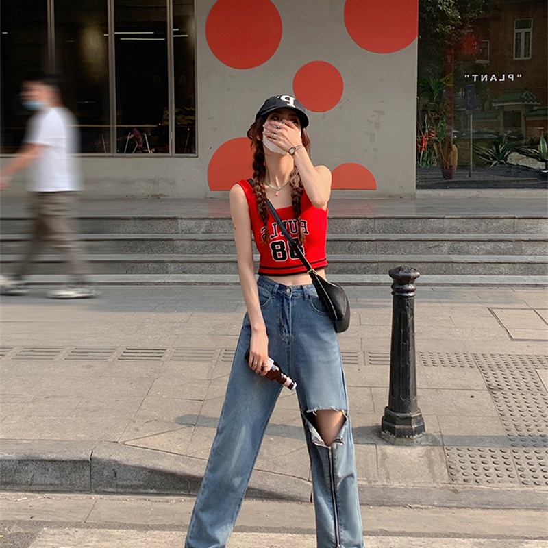 Áo thể thao dệt kim SUXI không tay thời trang mùa hè cho nữ