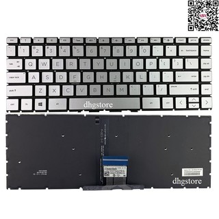 Bàn phím laptop hp pavilion 14-da, 14-ce, 14-ck, 14-cm, 14-cs, 14-cd, 14-df, 14-dh, 14-dk, 14-ma, 14-cr, 14-dg màu bạc