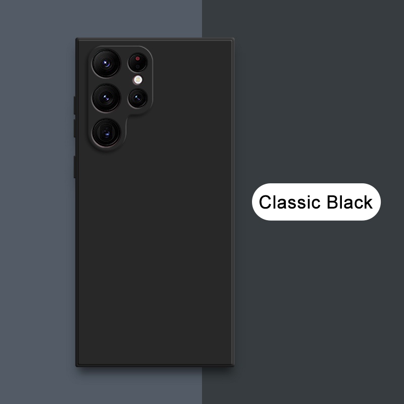 Ốp Điện Thoại Silicon Mềm Màu Kẹo Hình Vuông Cho Samsung Galaxy S23 Ultra A04 A04s S23+ A14 5G