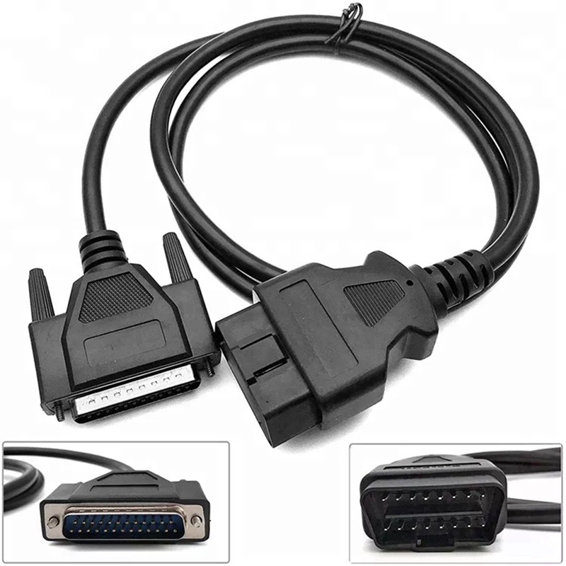 Cáp Mở Rộng Chuyển Đổi 25 Ren SBB CK100 SBB PRO2 OBD2 16Pin Sang DB25