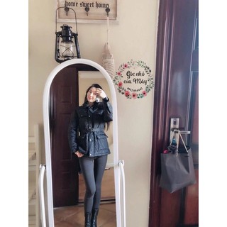 [ORDER] Áo phao trần trám thắt eo Ulzzang