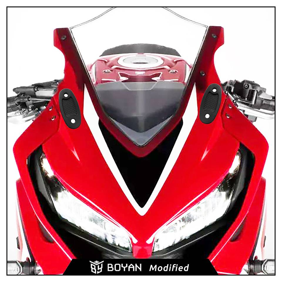 Ốp trang trí giá đỡ gương chiếu hậu xe mô tô thích hợp cho Honda Cbr250R Cbr300R Cbr500R Cbr650R Cbr650F