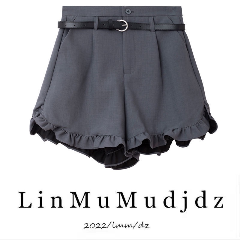 Quần Short Chữ A Lưng Cao Phối Ren Thời Trang Mùa Hè Mới 2023 Cho Nữ