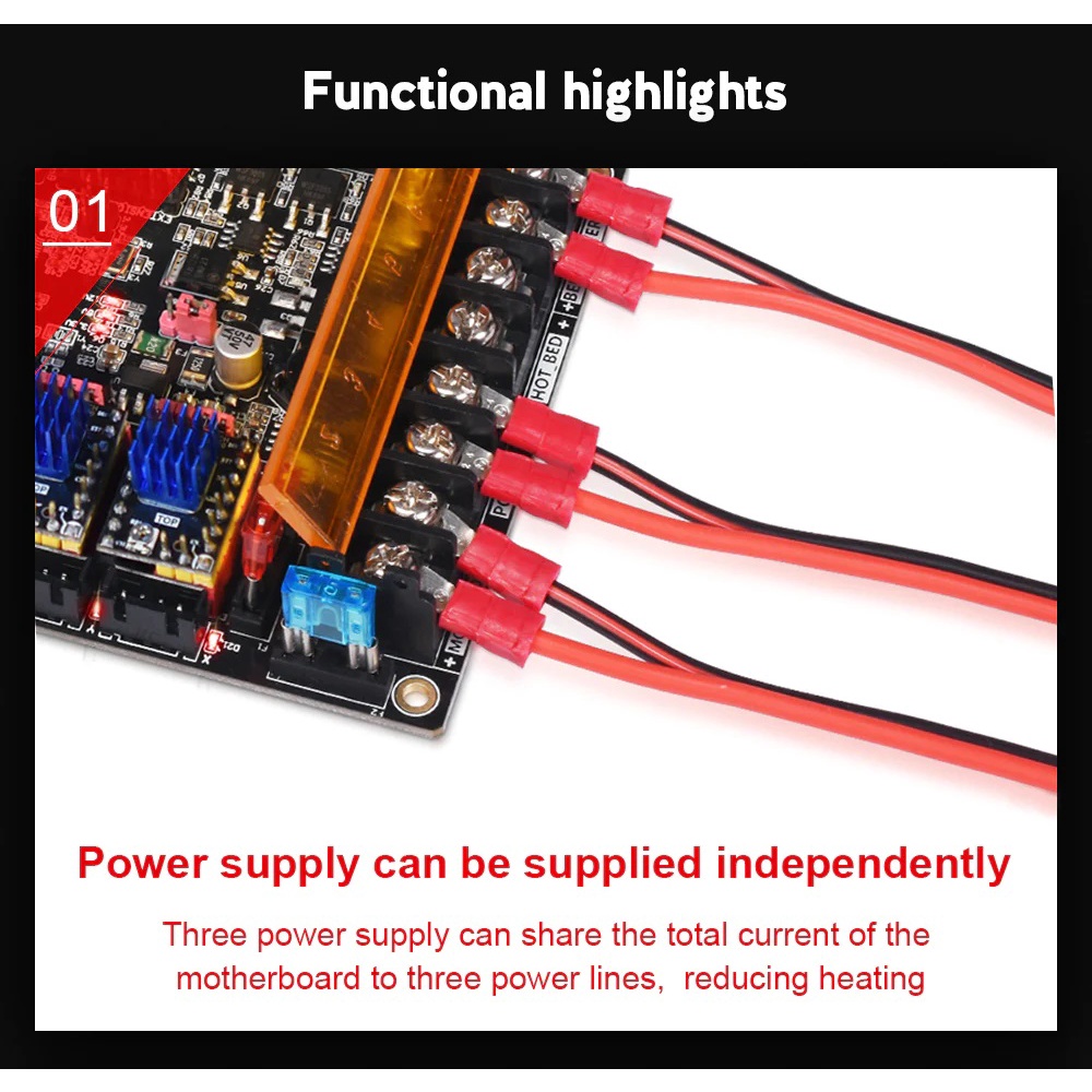 Board mạch BIGTREETECH SKR PRO V 1.2 32 Bit chính hãng dành cho máy IN 3D