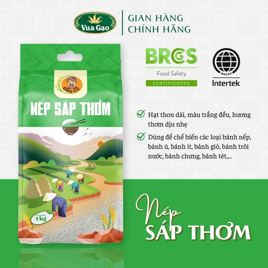 GẠO NẾP SÁP THƠM TÚI 1KG