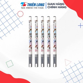 Bút gel thiên long gel-031- 3 màu mực- xanh/ tím/ đen