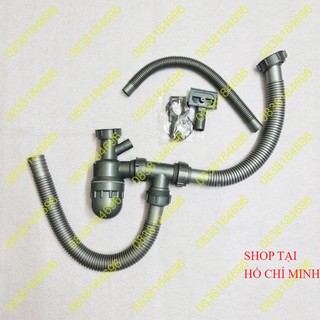 Linh kiện Bộ Xả Bồn Rửa Chén Đôi Phần linh kiện nhựa, Dành cho chậu dập Đôi