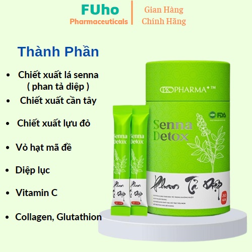 Phan Tả Diệp Senna Detox hỗ trợ tiêu hóa