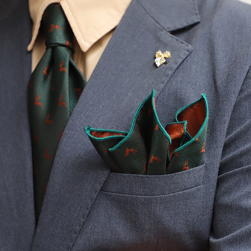 Cà Vạt Vuông 8CM Thời Trang Công Sở Thanh Lịch Cho Nam