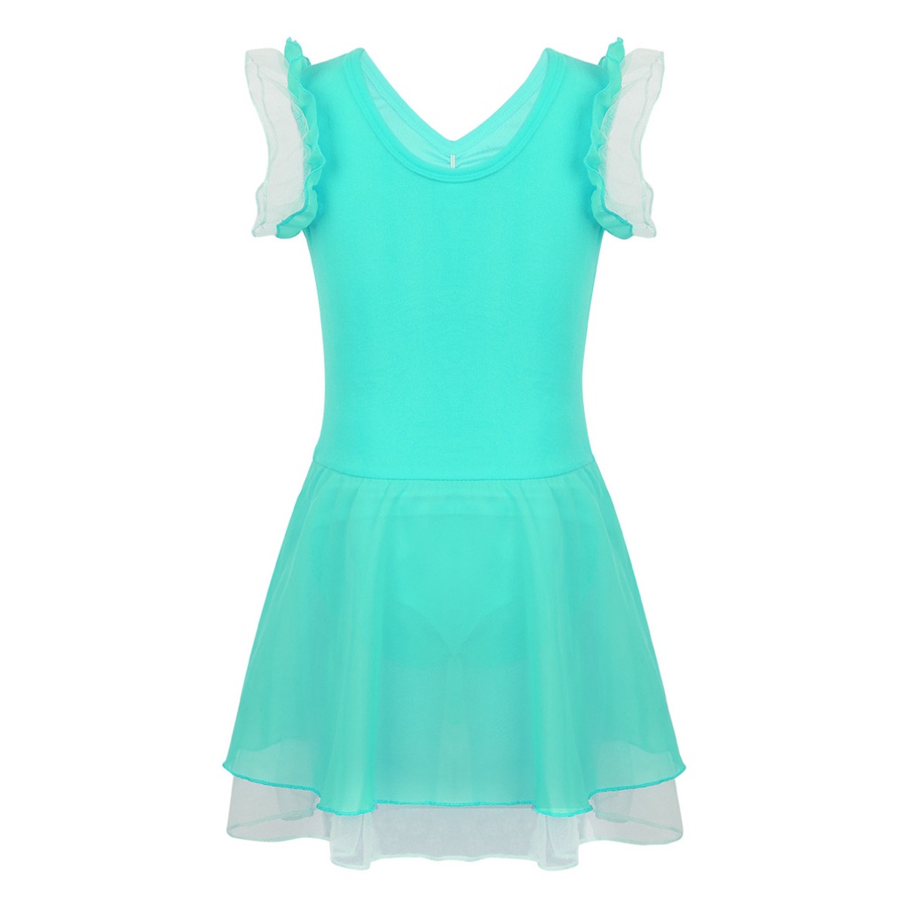 Váy khiêu vũ múa ba lê Tutu cho bé gái Leotard Trang phục lạ mắt SZ 2-12