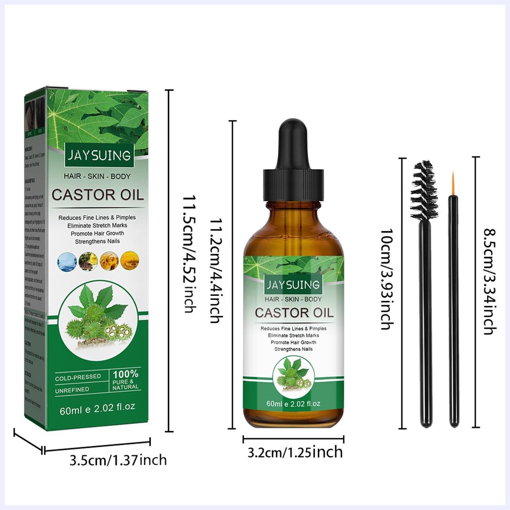 Tinh Chất Thầu Dầu Kích Thích Mọc Tóc Và Làm Dày Tóc Đa Năng 60ml